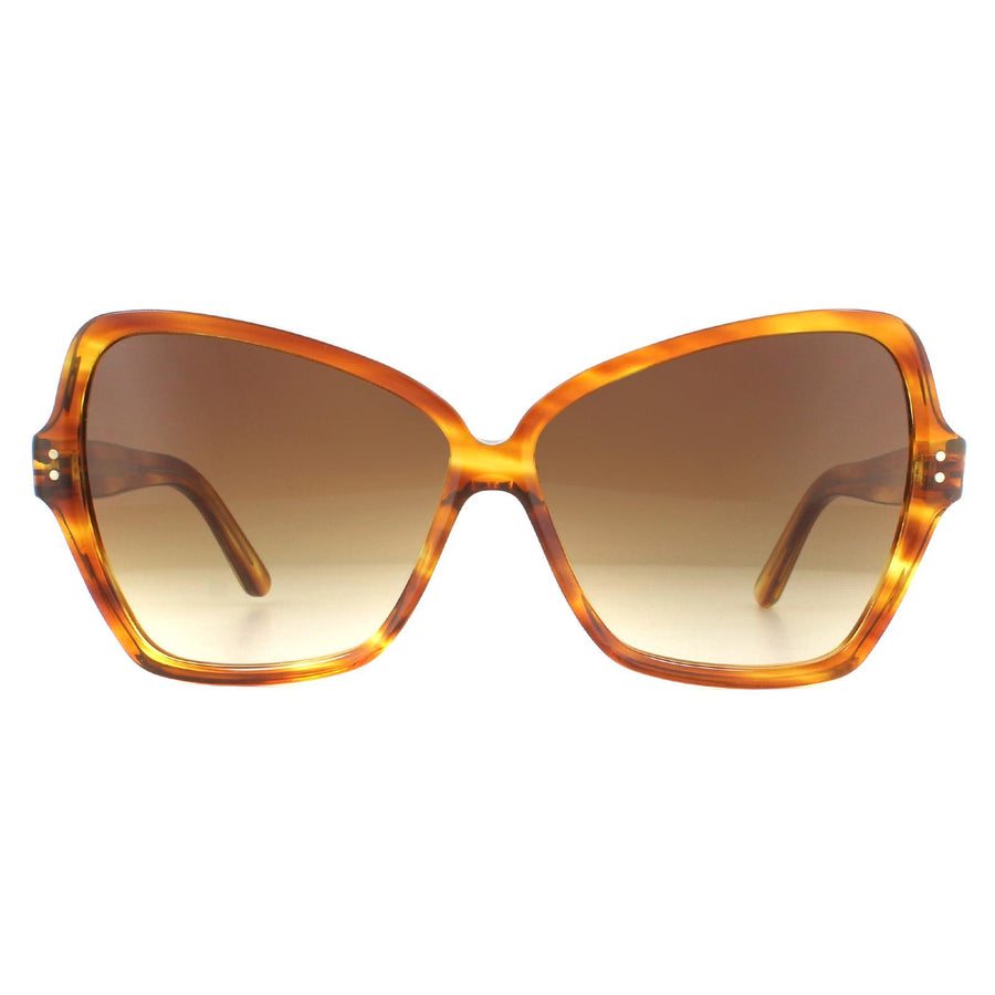 Celine CL40064I Sunglasses Havana / Brown Gradient