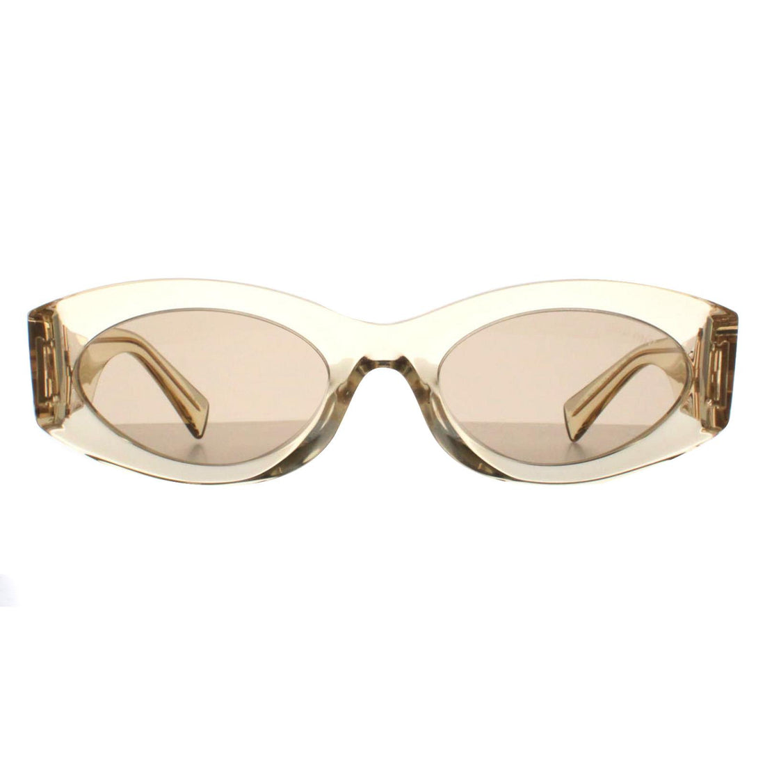 Miu Miu Sunglasses MU11WS 11T40F Sand Transparent Dark Brown