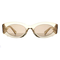 Miu Miu Sunglasses MU11WS 11T40F Sand Transparent Dark Brown