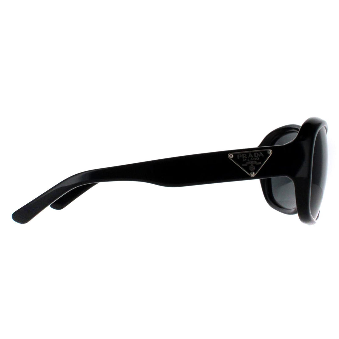 Prada Sunglasses PR10MS 1AB1A1 Gloss Black Grey