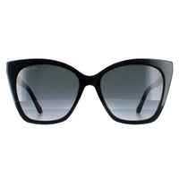 Jimmy Choo Sunglasses RUA/G/S 807 9O Black Grey Gradient