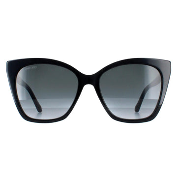 Jimmy Choo Sunglasses RUA/G/S 807 9O Black Grey Gradient