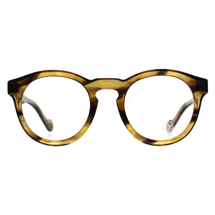 Moncler Glasses Frames ML5037 055 Coloured Havana Men Women