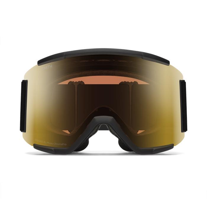 Smith Ski Goggles Squad XL 2QJ 4O Black ChromaPop Pro Photochromic Gold Mirror