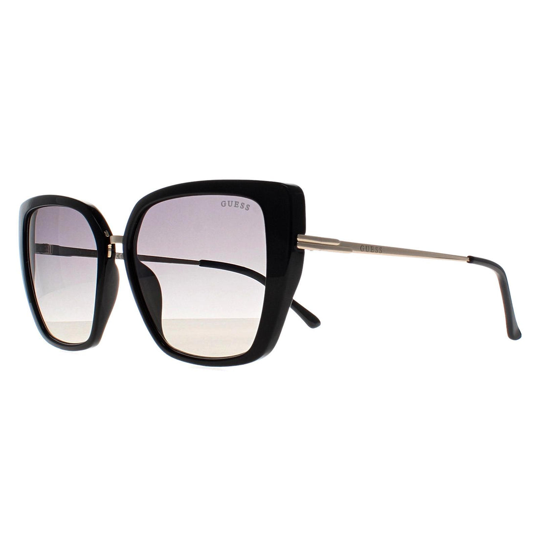 Guess Sunglasses GF6199 01B Shiny Black Grey Gradient