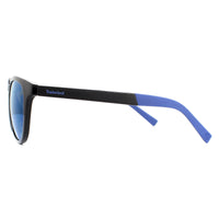 Timberland Sunglasses TB9128 01D Shiny Black Blue Blue Polarized