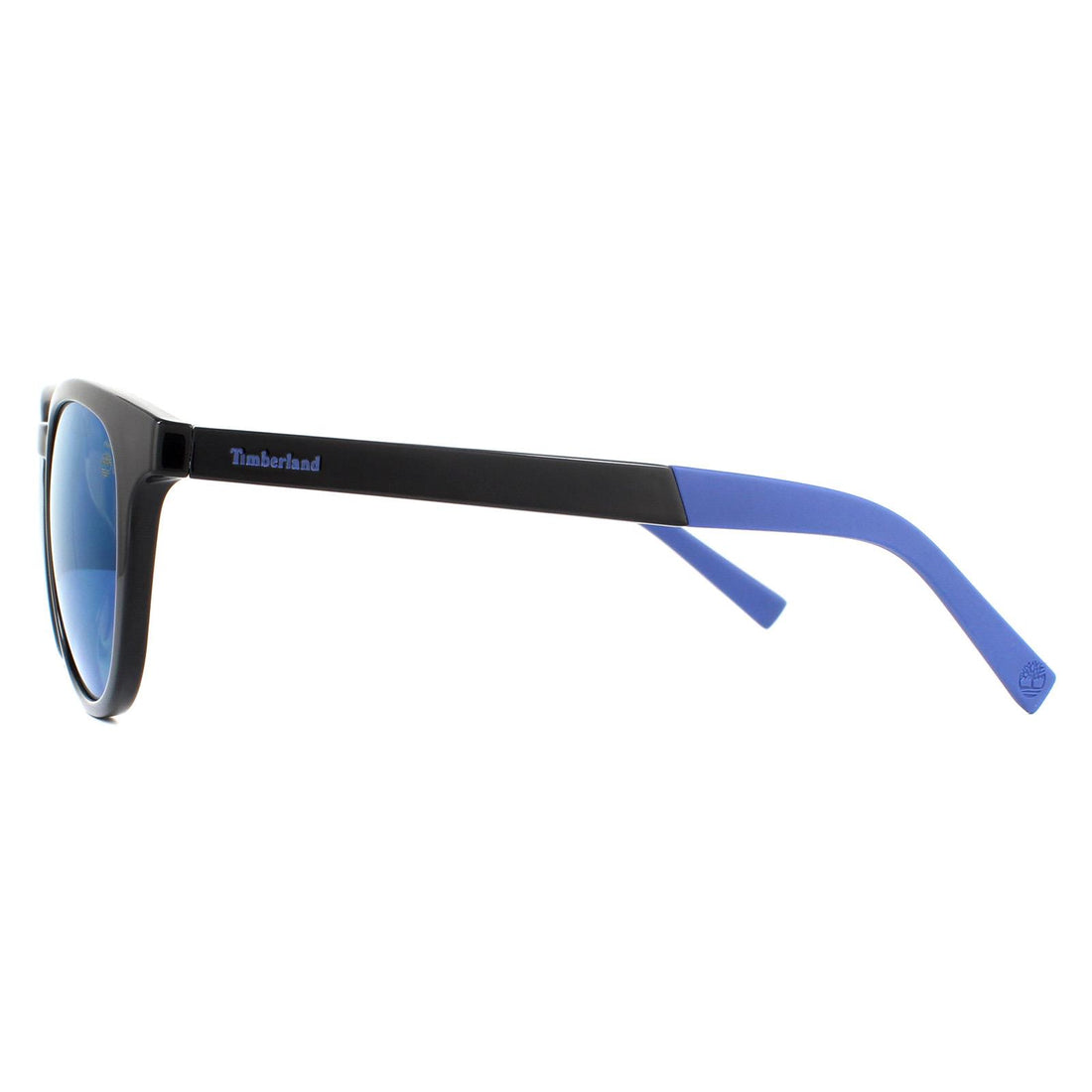 Timberland Sunglasses TB9128 01D Shiny Black Blue Blue Polarized