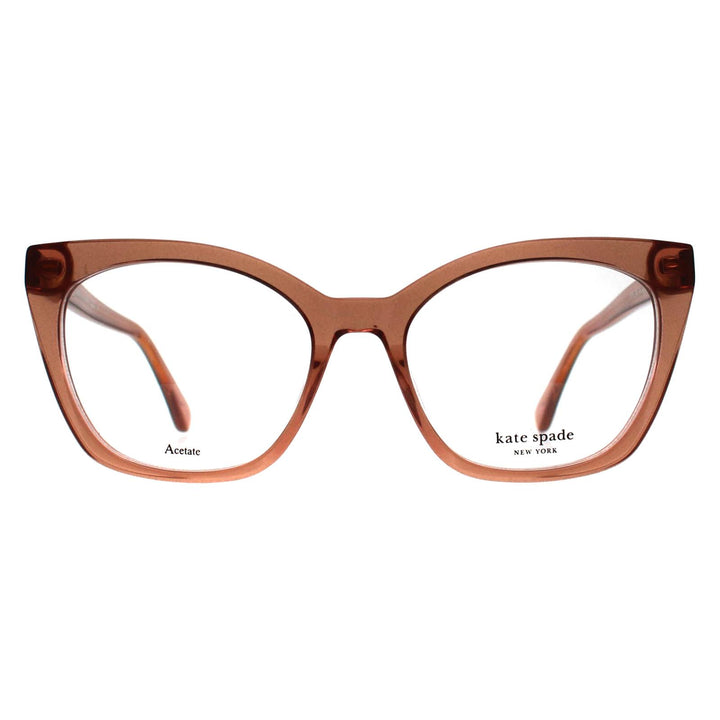 Kate Spade Glasses Frames Lelia 10A Transparent Light Pink Women