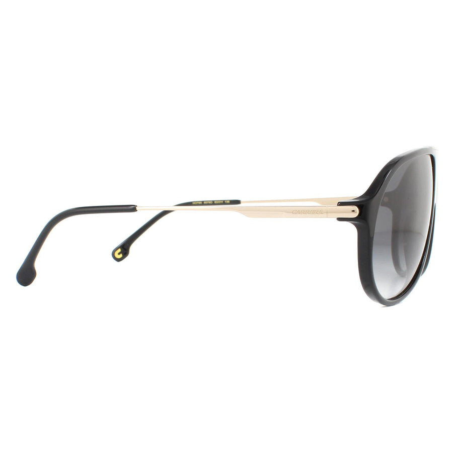 Carrera Sunglasses Hot 65 807/9O Black Dark Grey Gradient