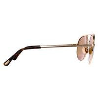 Tom Ford Sunglasses Gio FT0772 29E Matte Rose Gold Brown