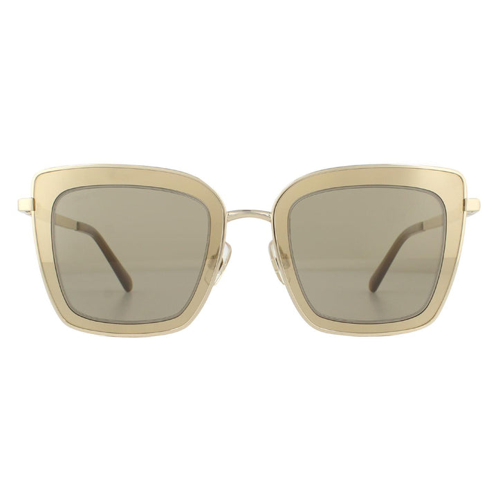 Swarovski Sunglasses SK0198 32G Gold Brown Mirror