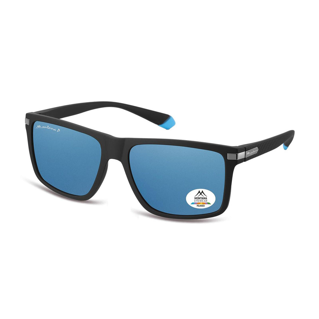 Montana Sunglasses MP197 B Black Blue Mirror Polarized
