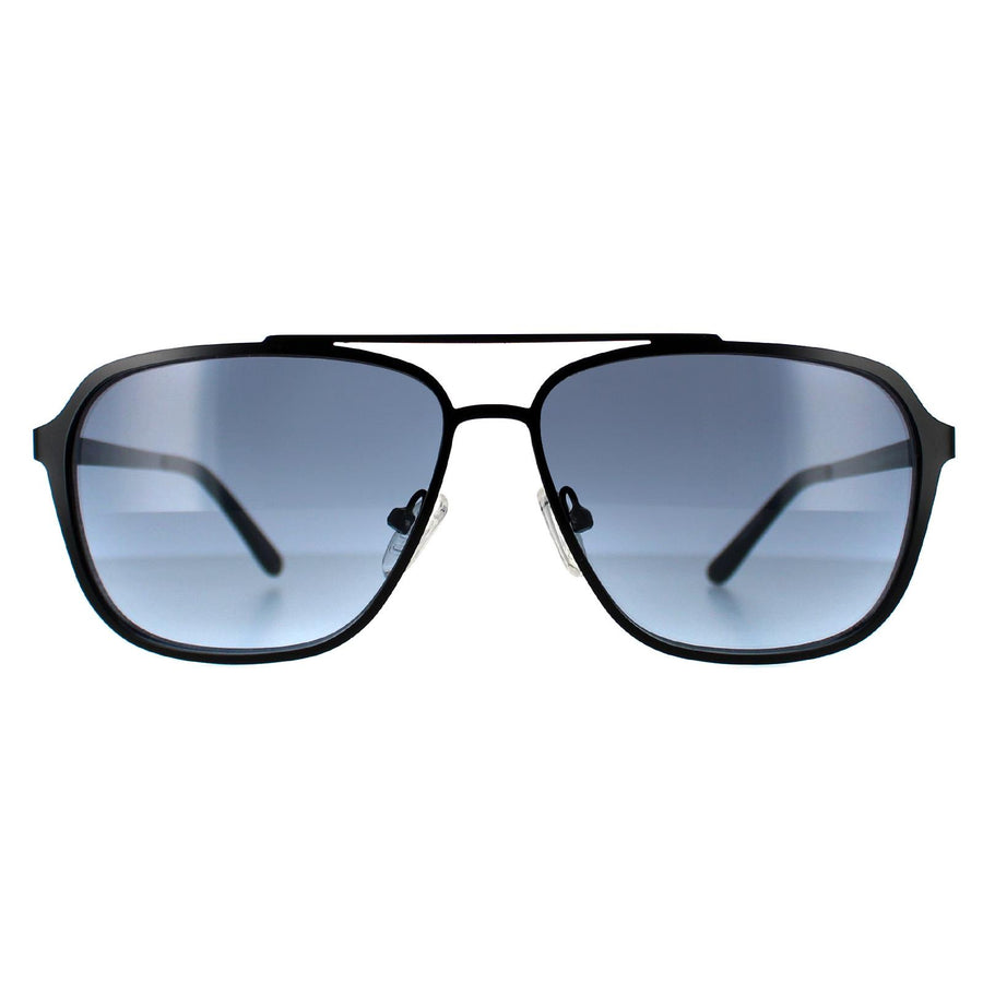 Guess GF0184 Sunglasses Matte Black Blue Gradient