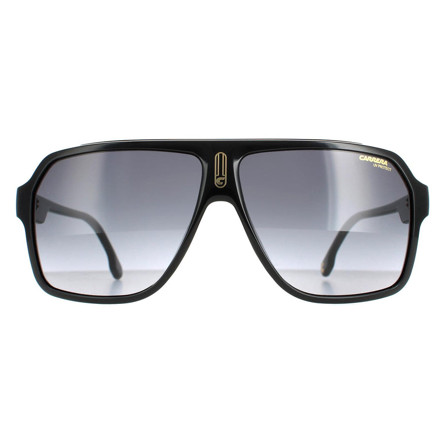 Carrera 1030/S Sunglasses Black Gold Dark Grey Gradient