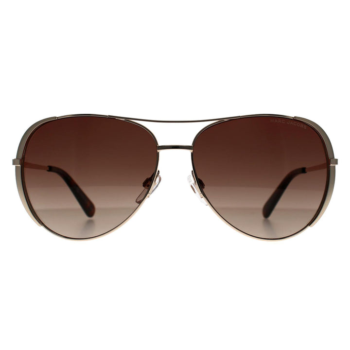 Marc Jacobs Sunglasses MARC 686/S 06J HA Gold Havana Brown Gradient