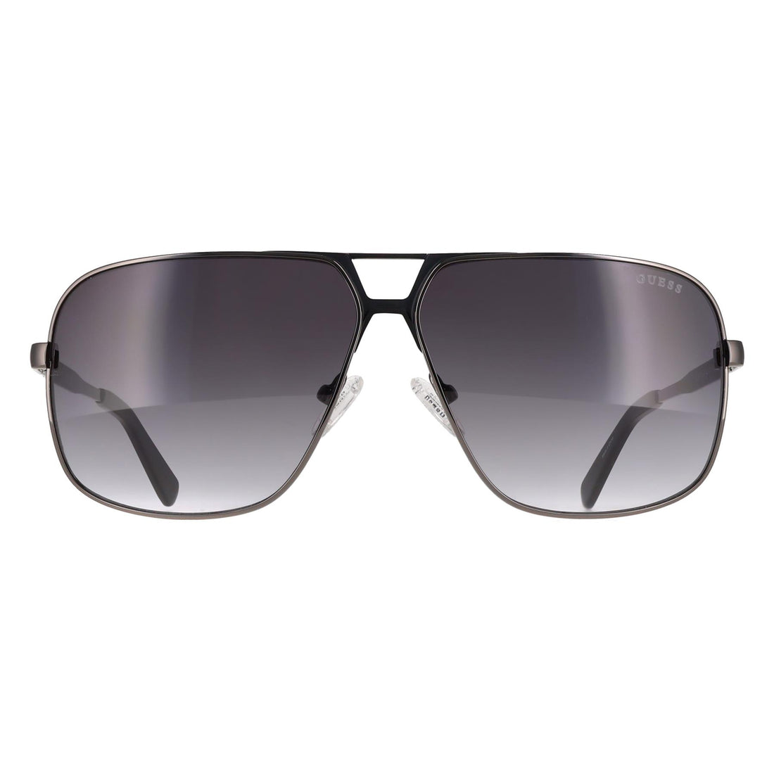 Guess Sunglasses GU00070 08B Shiny Gunmetal Smoke Grey Gradient
