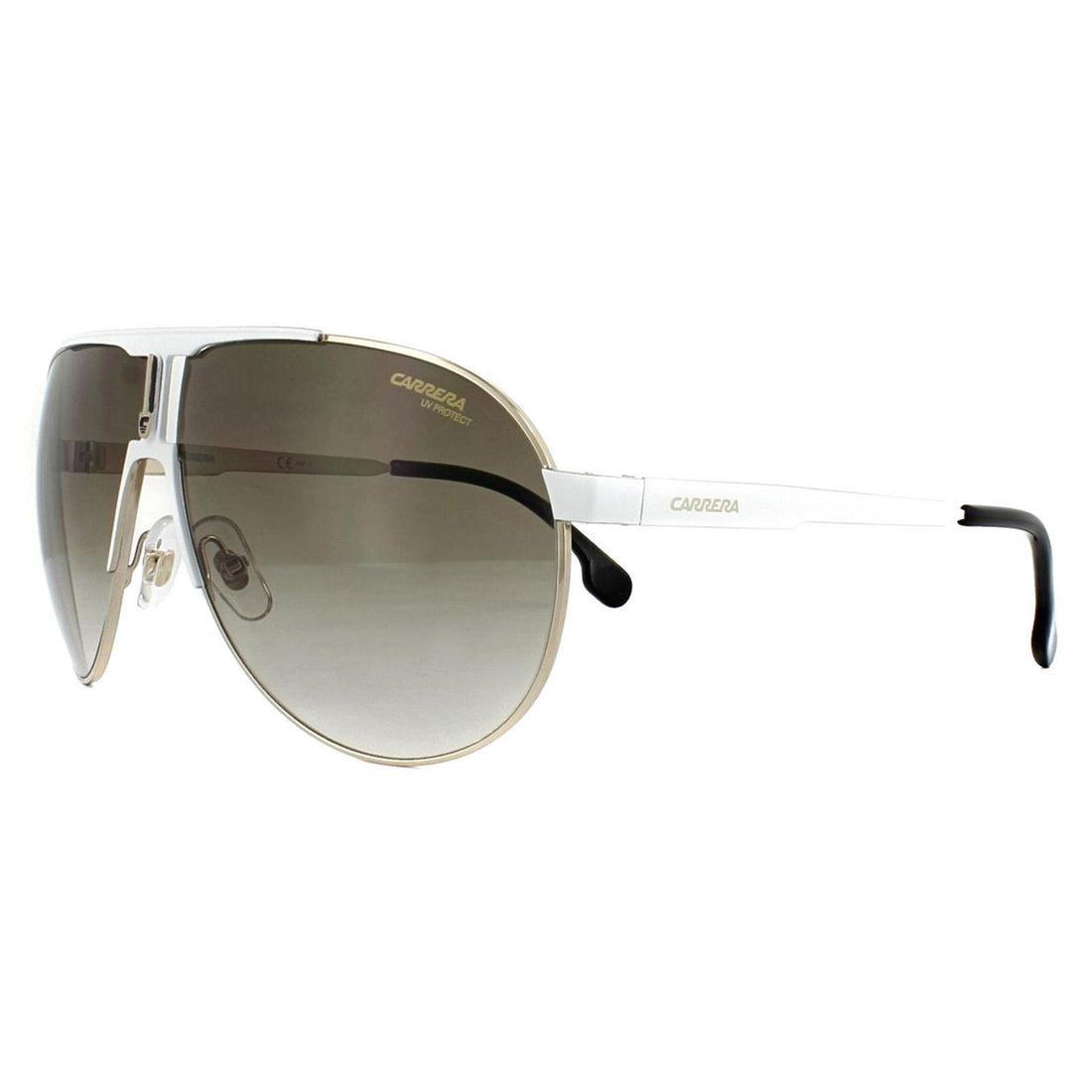 Carrera Sunglasses 1005/S B4E HA White Gold Brown Gradient