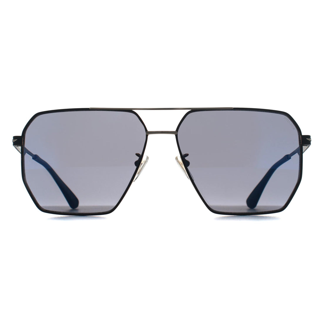 Police Sunglasses SPLL79 Champ Lite 2 302B Shiny Rose Gold Smoke Blue Mirror