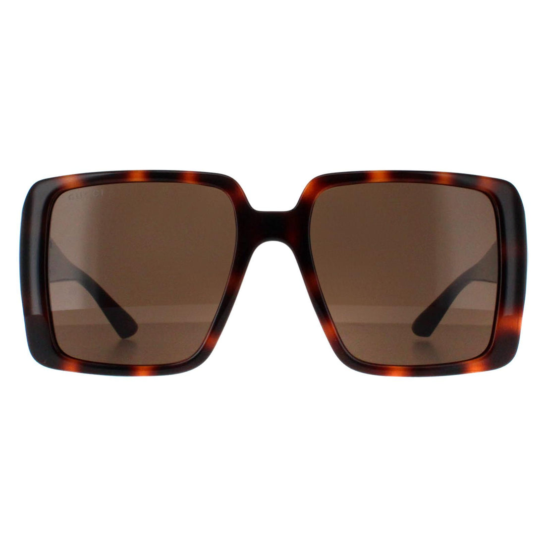 Gucci Sunglasses GG1692S 002 Dark Havana with Gold Dark Brown