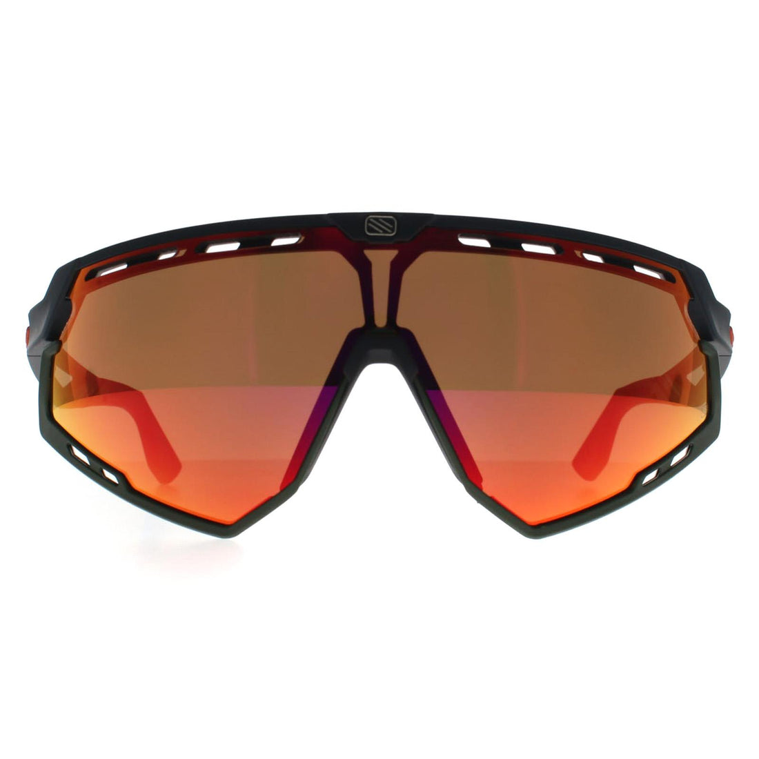 Rudy Project Sunglasses Defender SP524006 0020 Matte Black Olive Orange Stripes MLS Orange