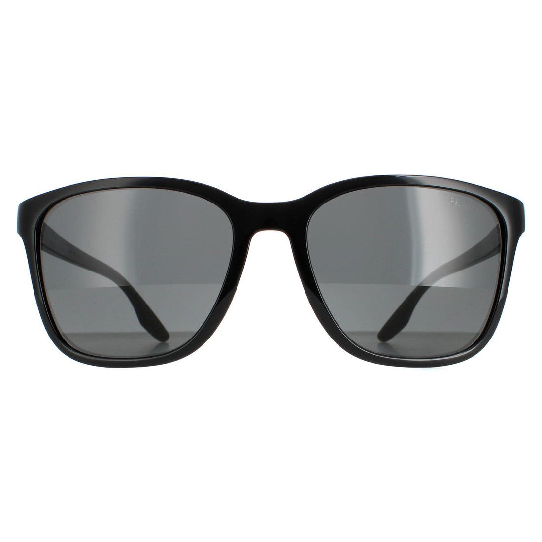 Prada Sport Sunglasses PS02WS 1AB06F Black Dark Grey Discounted