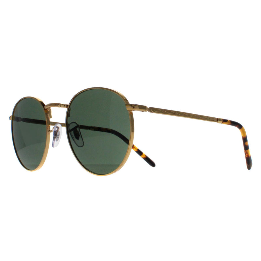 Ray-Ban Sunglasses RB3637 New Round 919631 Gold Green