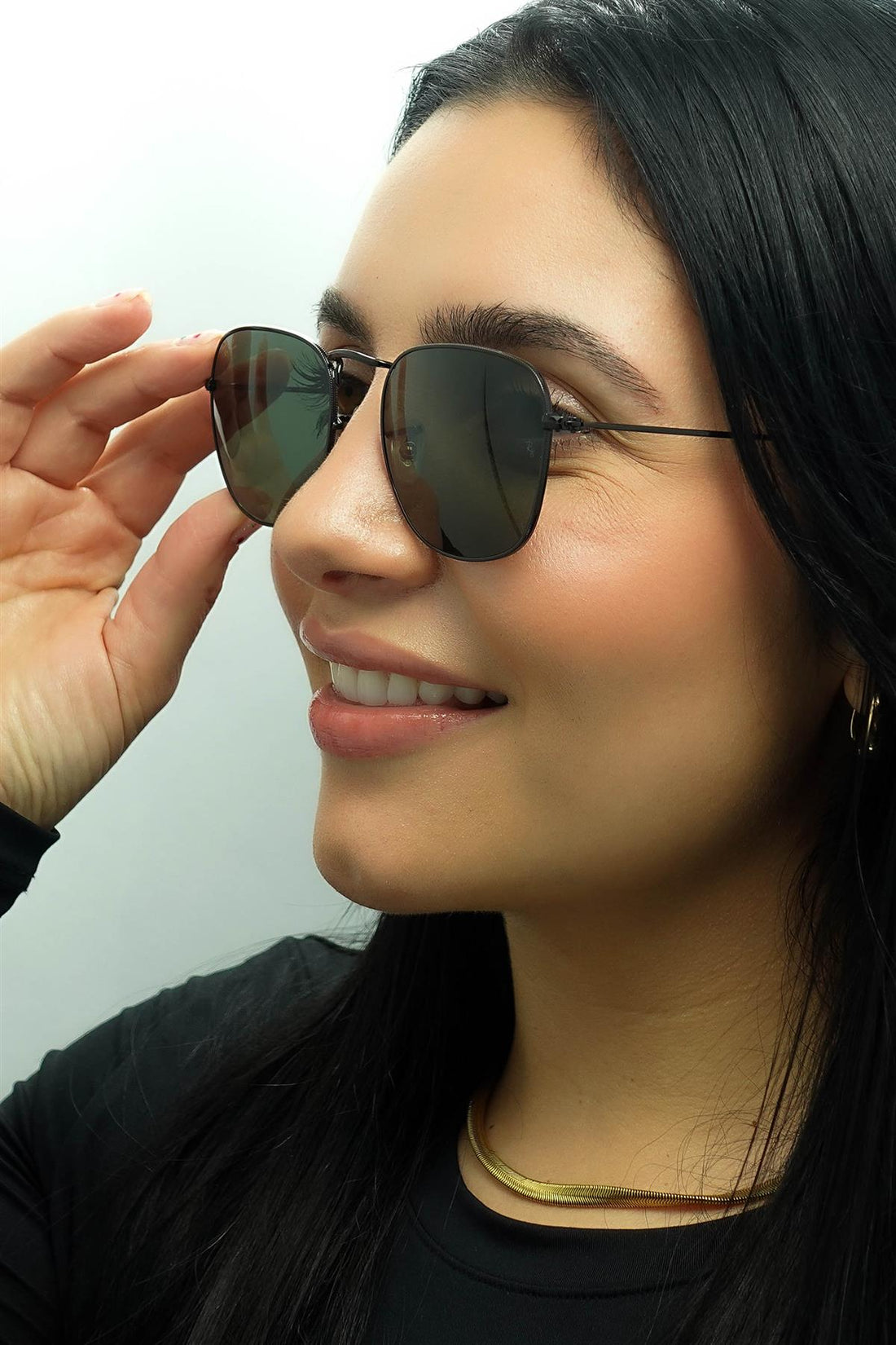 Ray-Ban Sunglasses RB3857 Frank 919931 Black G-15 Green