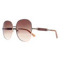 Guess Sunglasses GF6190 28F Shiny Rose Gold Brown Gradient