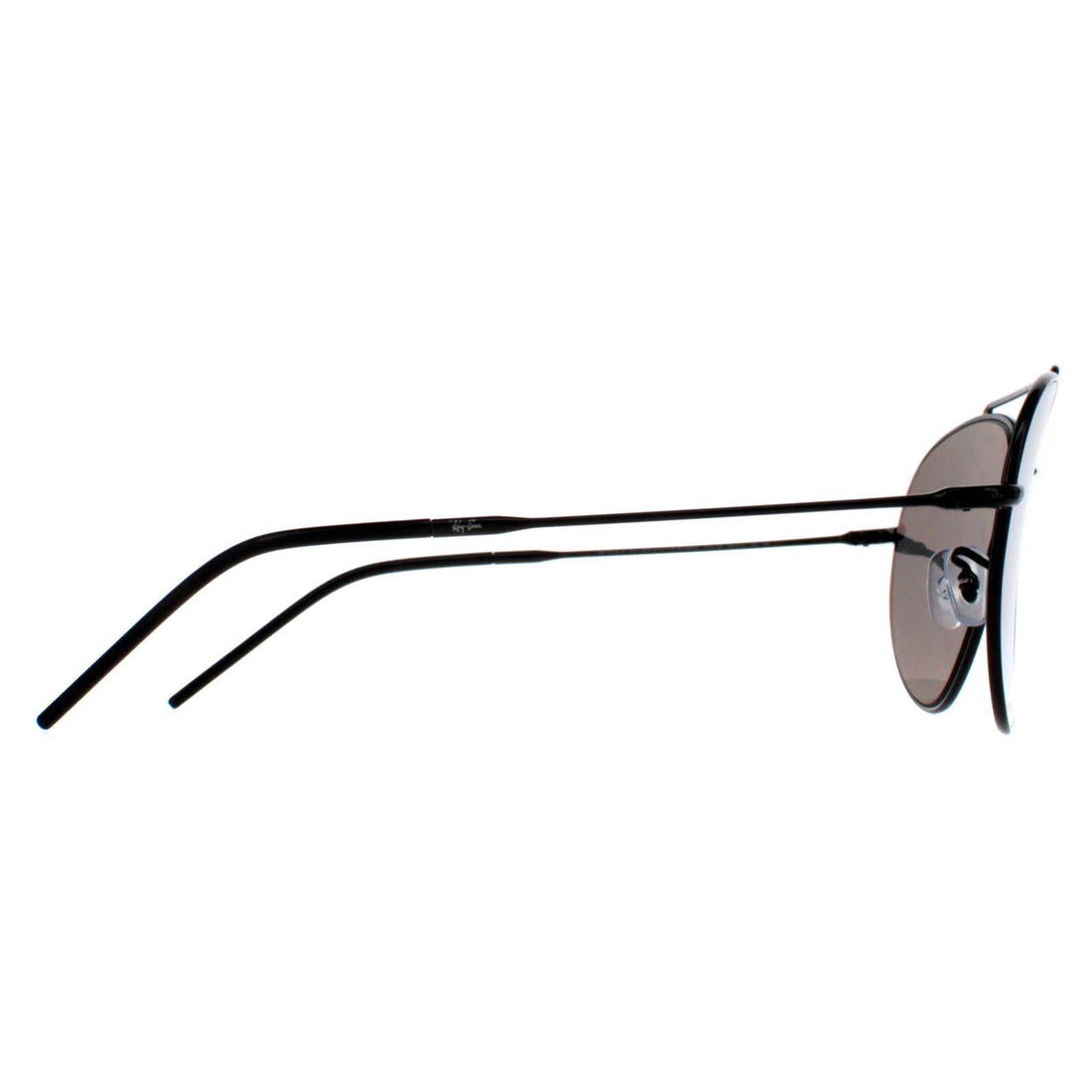 Ray-Ban Sunglasses RB0101S Aviator Reverse 002/GS Black Silver Mirror