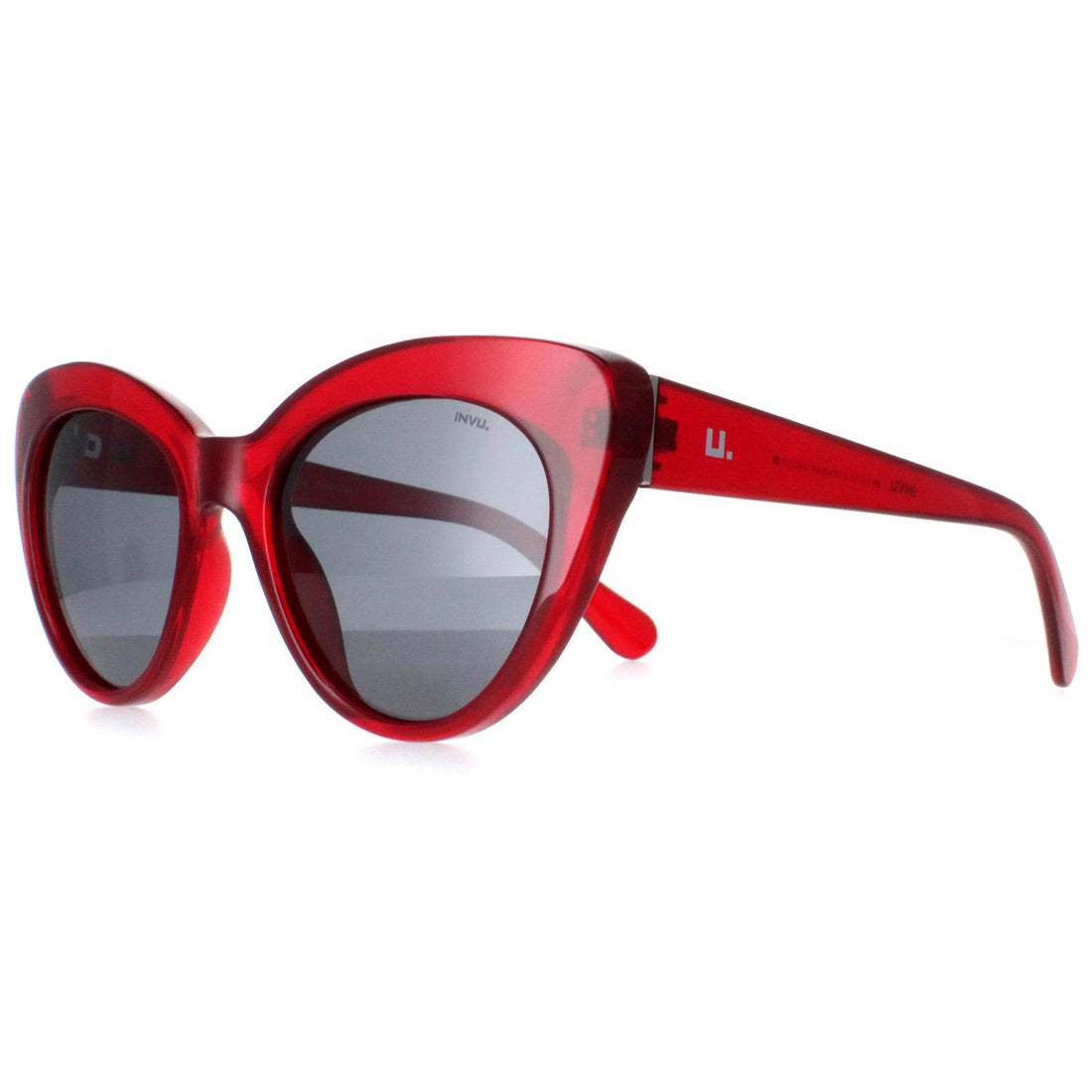 INVU Sunglasses B2122 C Milky Berry Grey Polarized