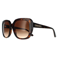 Michael Kors Sunglasses Manhasset MK2140 300613 Dark Tortoise Brown Gradient