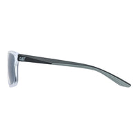 Caterpillar Sunglasses CTS-8033 113P Clear Black Grey Silver Mirror Polarized