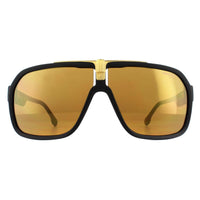 Carrera 1014/S Sunglasses Black Gold / Gold Mirror
