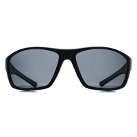 Relay Wrap Unisex Matte Black and Grey Grey Polarized Fastlane Sunglasses