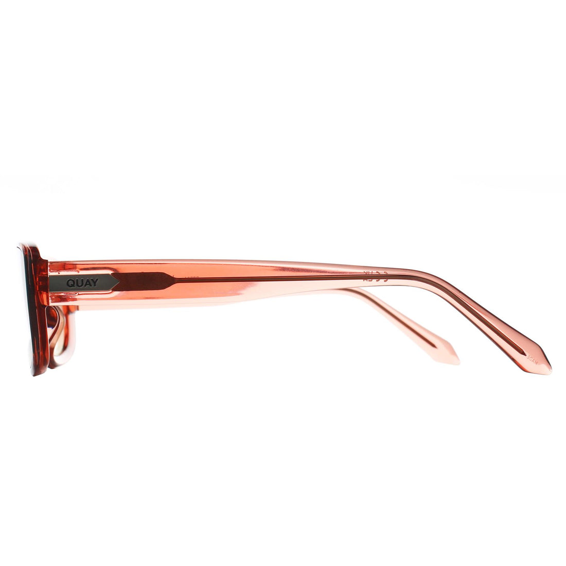 Quay Sunglasses Vibe Check 77731 Pale Rose Sepai Brown Gradient