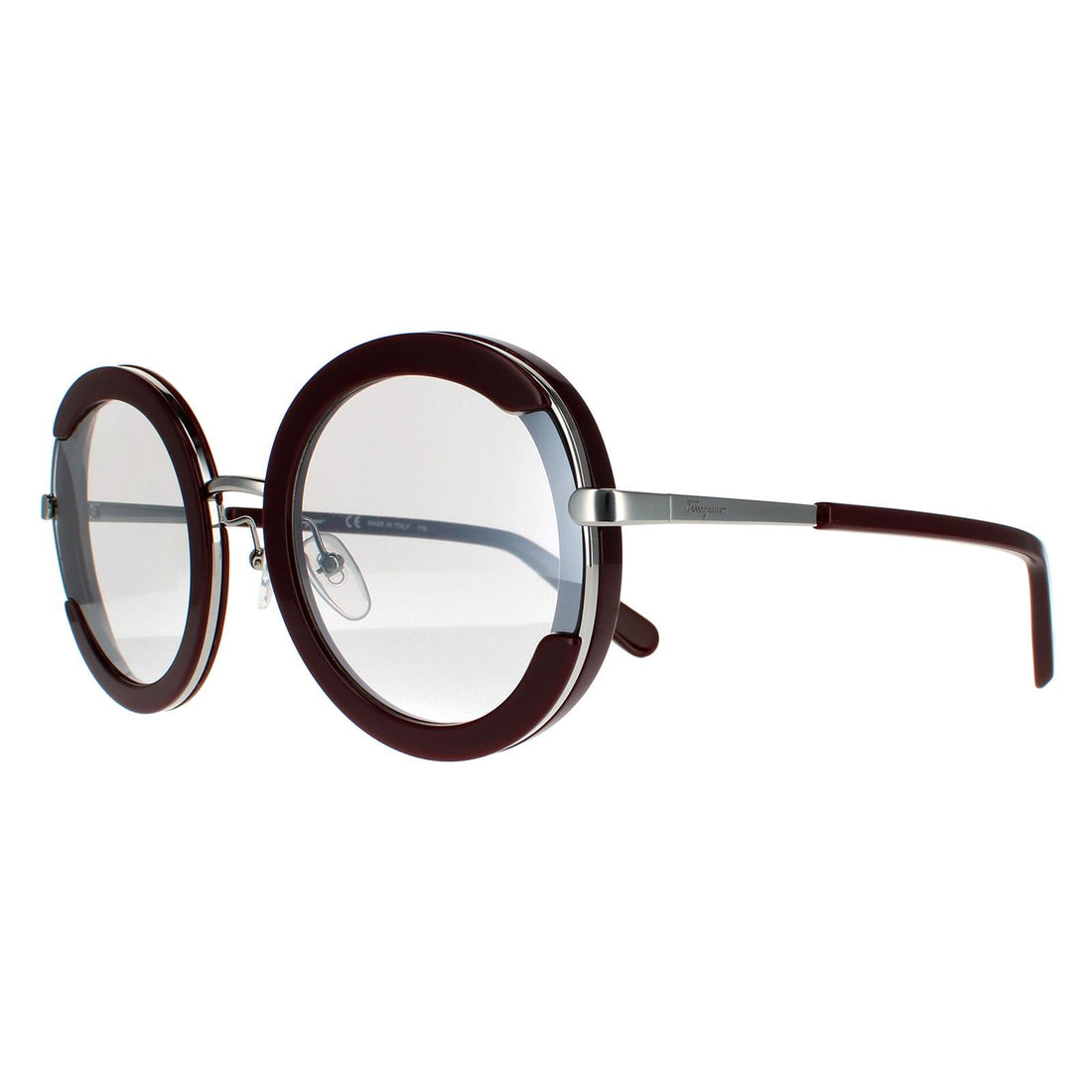Salvatore Ferragamo Sunglasses SF164S 604 Burgundy Grey