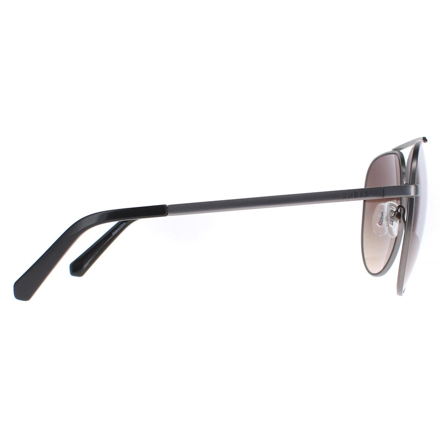 Guess Sunglasses GU00059 09F Matte Gunmetal Brown Gradient