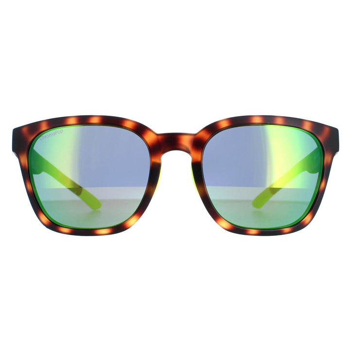 Smith Sunglasses Founder A84 X8 Matte Tortoise Green Mirror