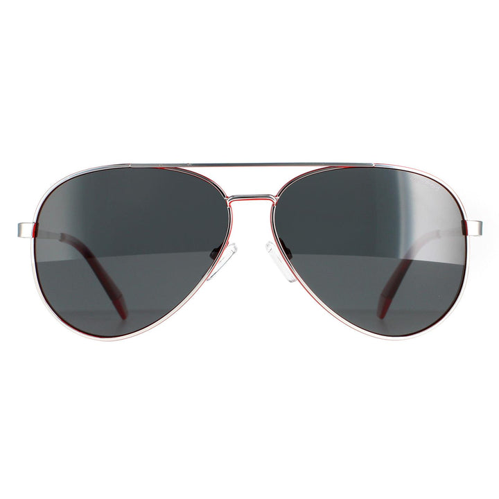 Polaroid Sunglasses PLD 6069/S/X J2B/M9 Silver Red Grey Polarized