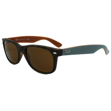 Ray-Ban Sunglasses New Wayfarer 2132 6179 Matt Havana Brown 55mm