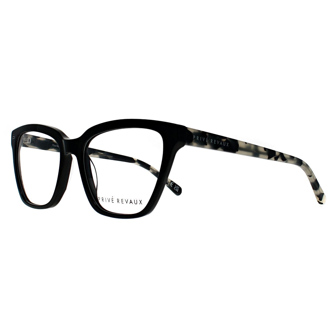 Prive Revaux Glasses Frames The Holly 807 Black Havana Grey Women