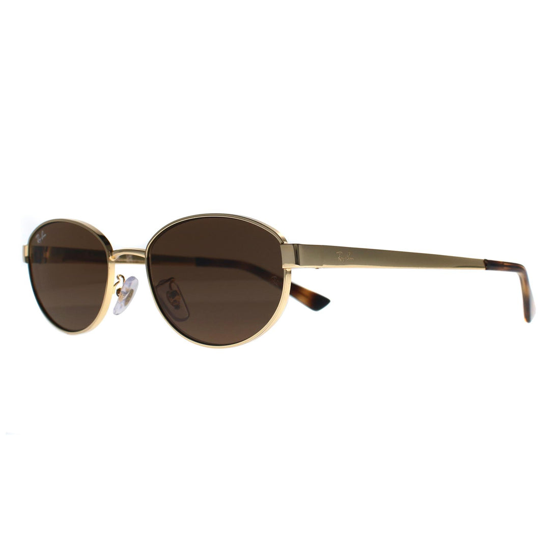Ray-Ban Sunglasses RB3774D 001/73 Polished Arista Gold Dark Brown