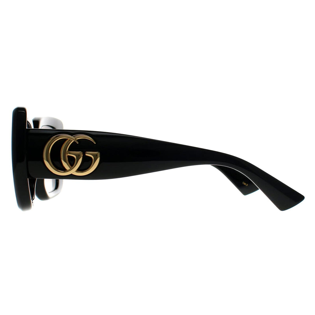 Gucci Sunglasses GG1975S 002 Shiny Black Grey Gradient