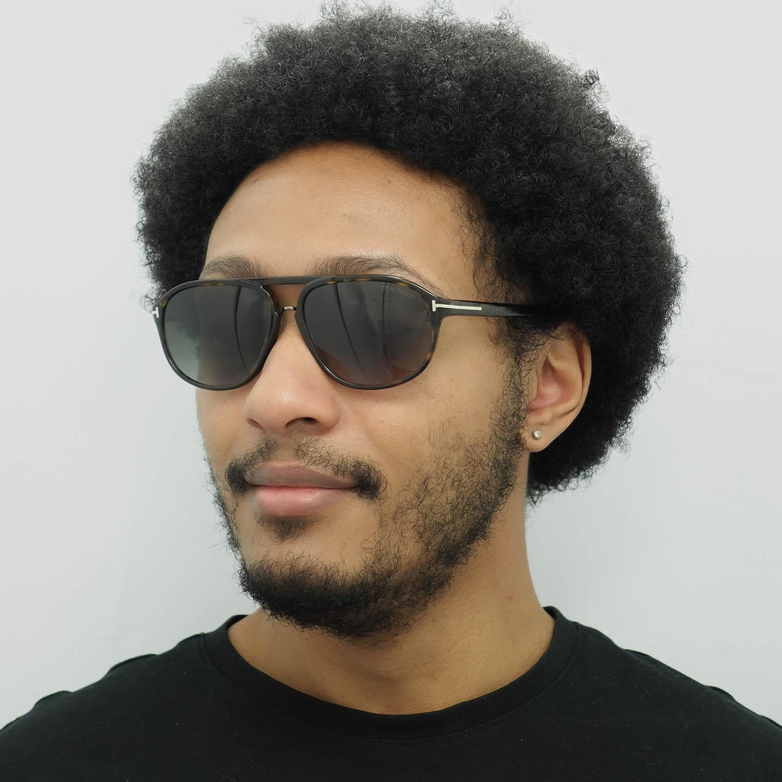 Tom Ford Sunglasses 0447 Jacob 52B Dark Havana Smoke Grey Gradient