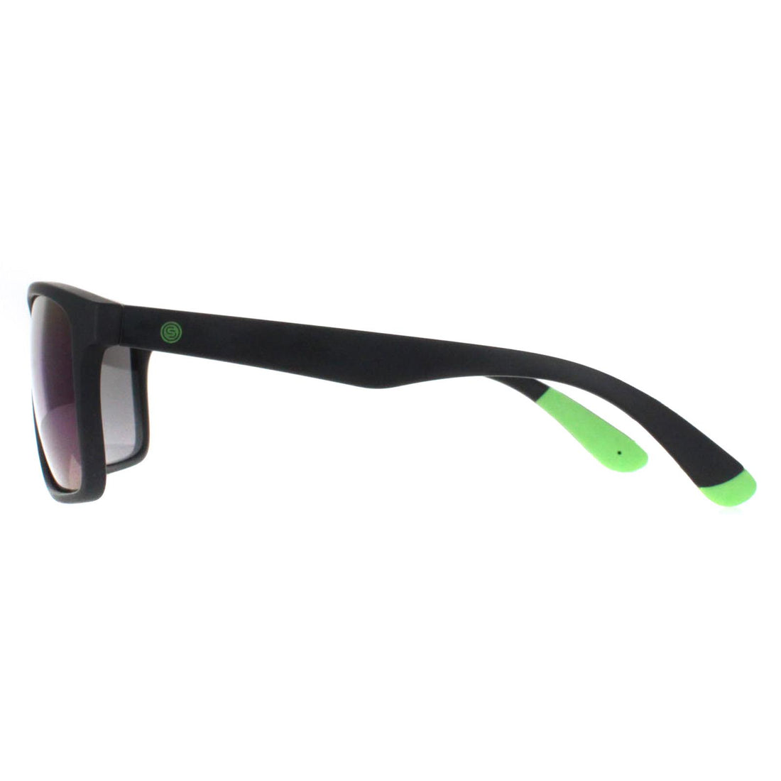 Smarty Sunglasses SA2306 C Matte Black Rubber Neon Green Bronze Grey Flash
