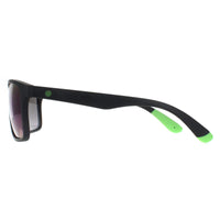 Smarty Sunglasses SA2306 C Matte Black Rubber Neon Green Bronze Grey Flash