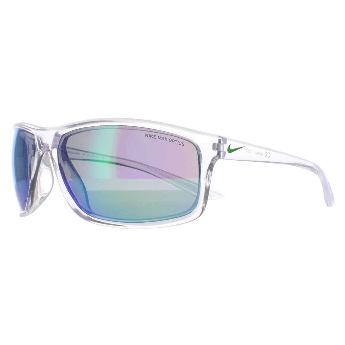 Nike Sunglasses Adrenaline M EV1113 901 Clear Grey Grey Green