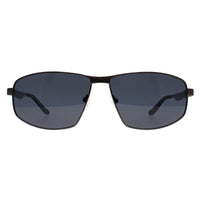 BMW Sunglasses BS0038 09D Matte Gunmetal Smoke Polarized