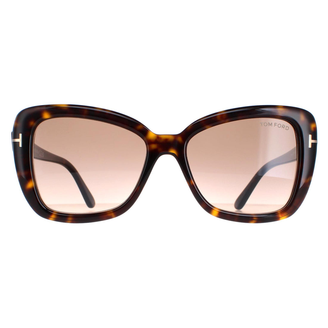 Tom Ford Sunglasses Maeve FT1008 52F Dark Havana Brown Gradient