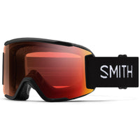 Smith Ski Goggles Squad S 2QJ 4V Black ChromaPop Pro Photochromic Red Mirror